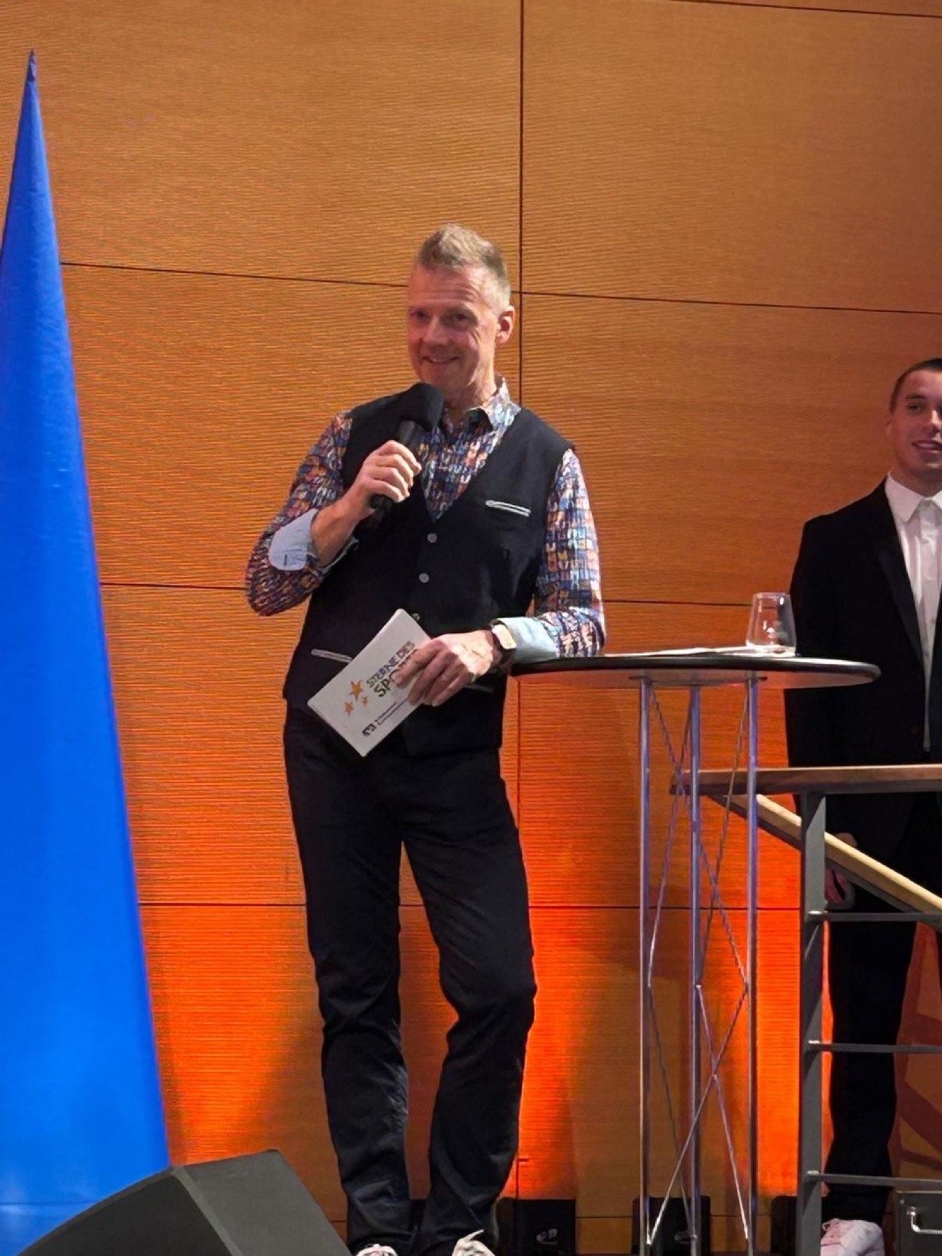 Jens Herrmann moderiert eine Gala